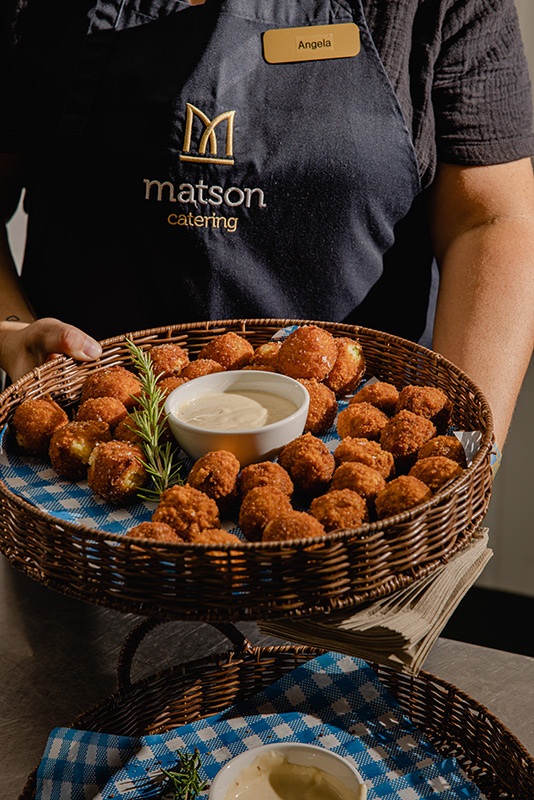 Matson Catering offerings at the VIP section of Launceston BeerFest